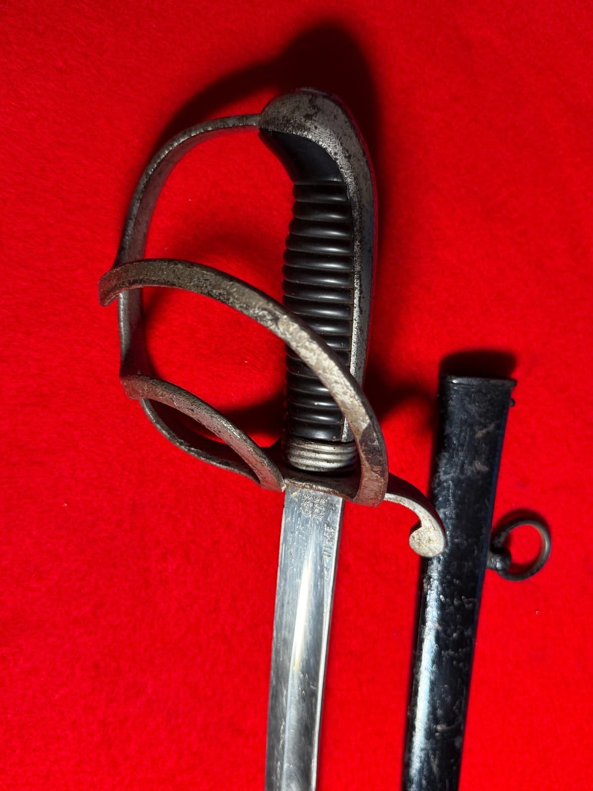 Antique Original WW1 German Bavarian Officer's Sword Engraved - 6