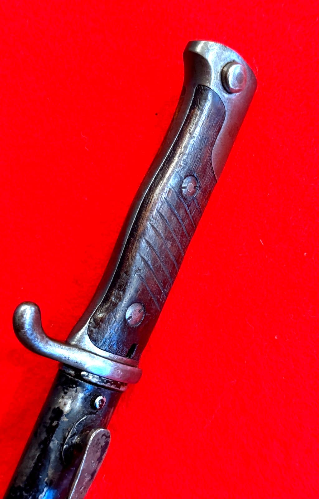 Antique Very Rare Original WWI German M1898 Sawback Bayonet - 15