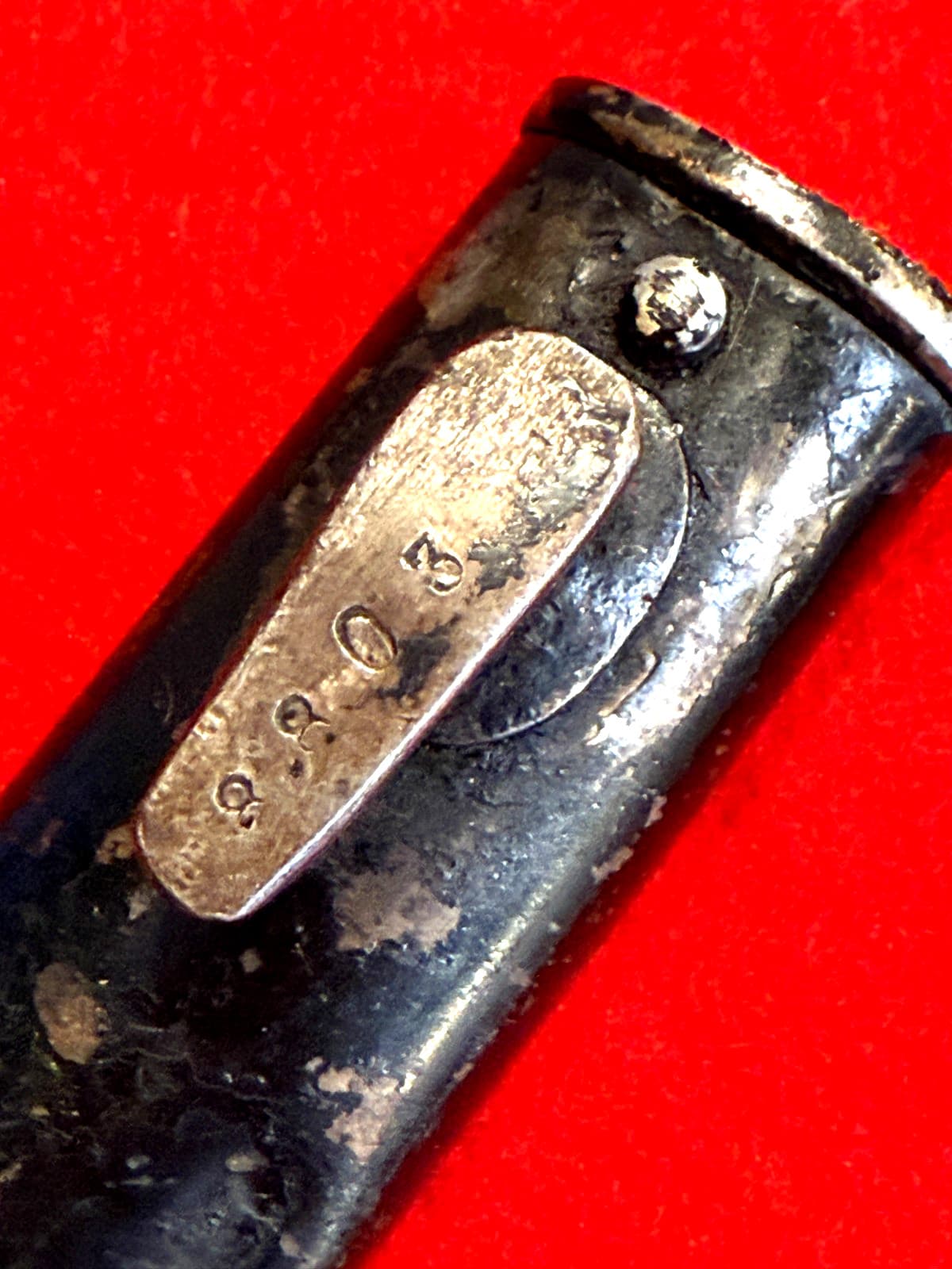 Antique Very Rare Original WWI German M1898 Sawback Bayonet - 17