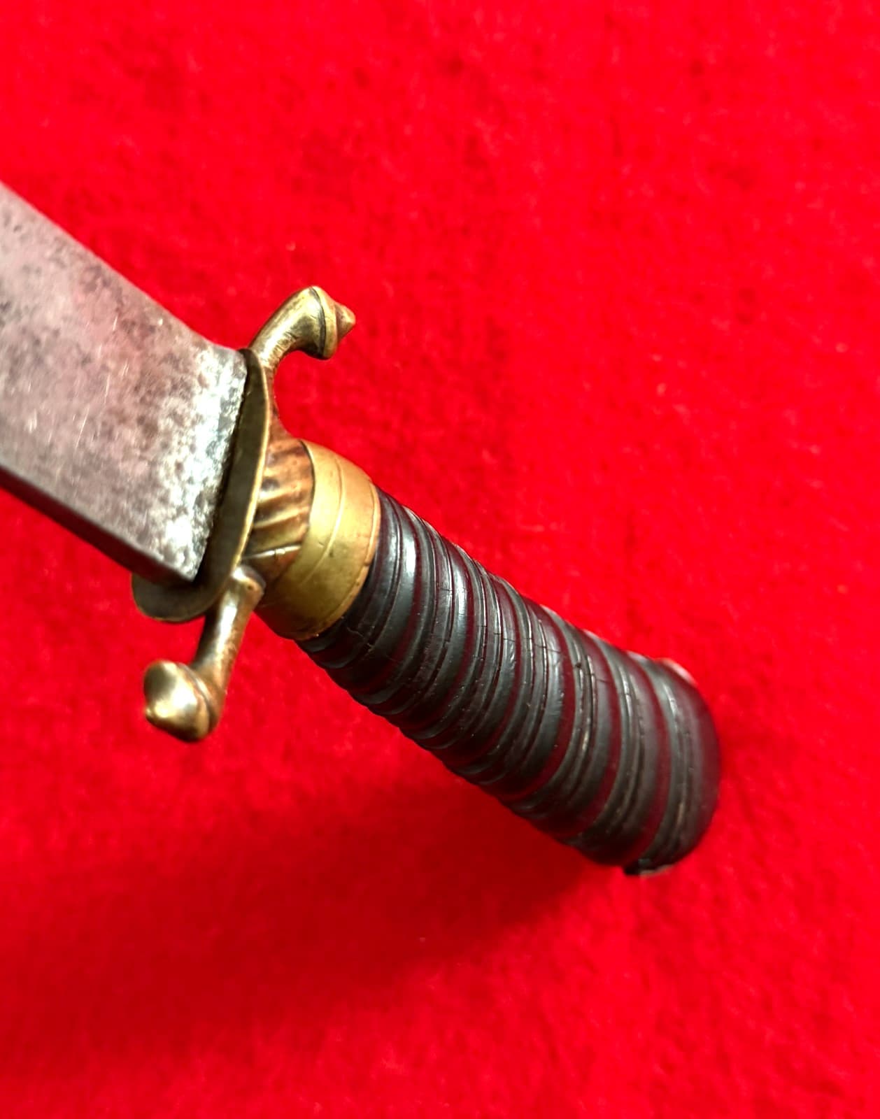RARE Antique 18th Century Short Sword with Patterns - 11