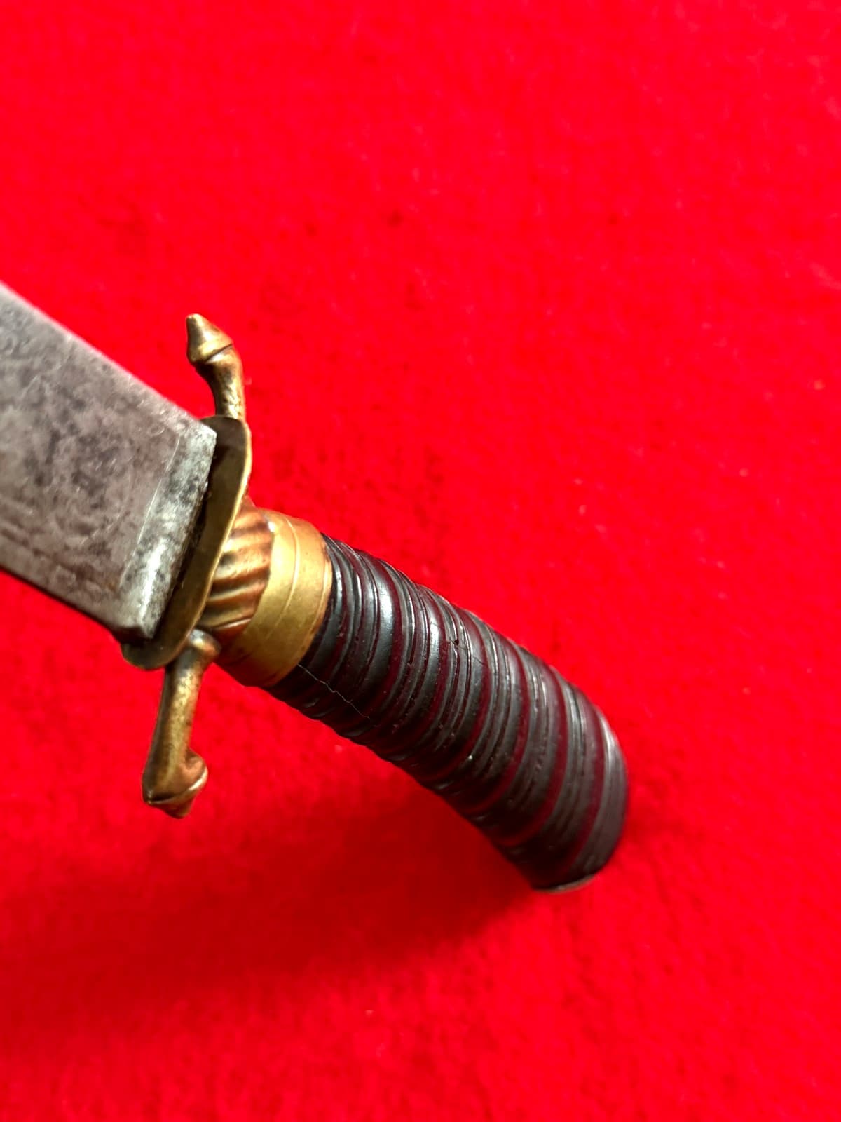 RARE Antique 18th Century Short Sword with Patterns - 12