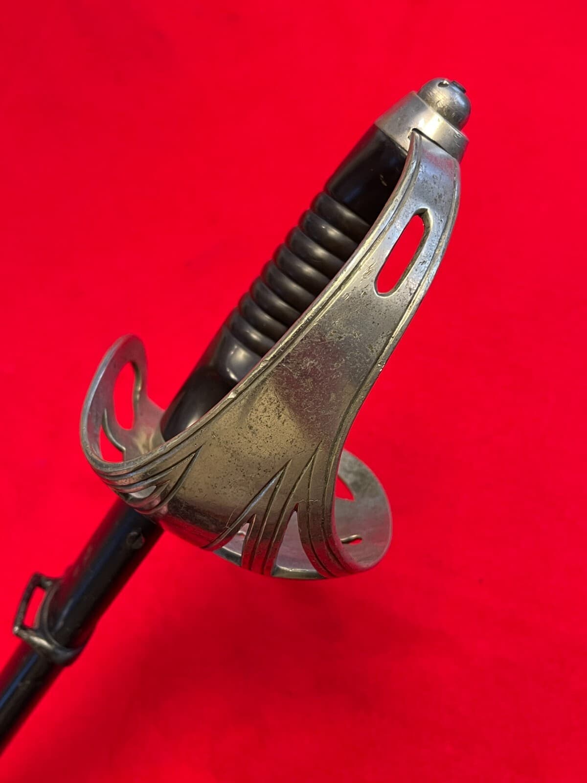 Antique German WW1 Regiment Engraved Cold Blue Blade Sword - 13