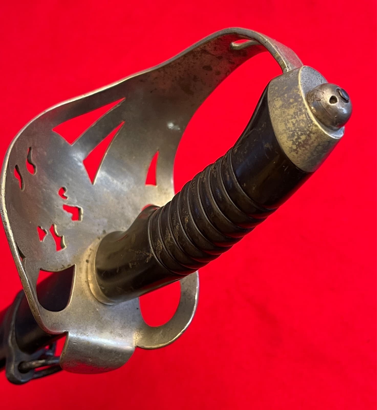 Antique German WW1 Regiment Engraved Cold Blue Blade Sword - 15