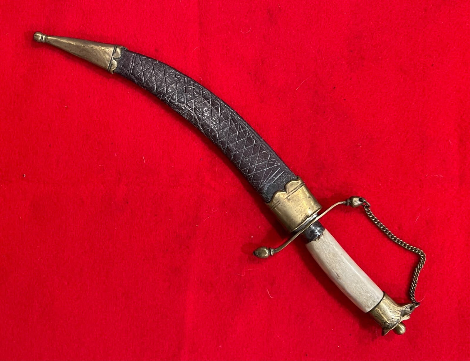 Vintage Kirpan Dagger Knife with Scabbard (2 Knifes) - 1