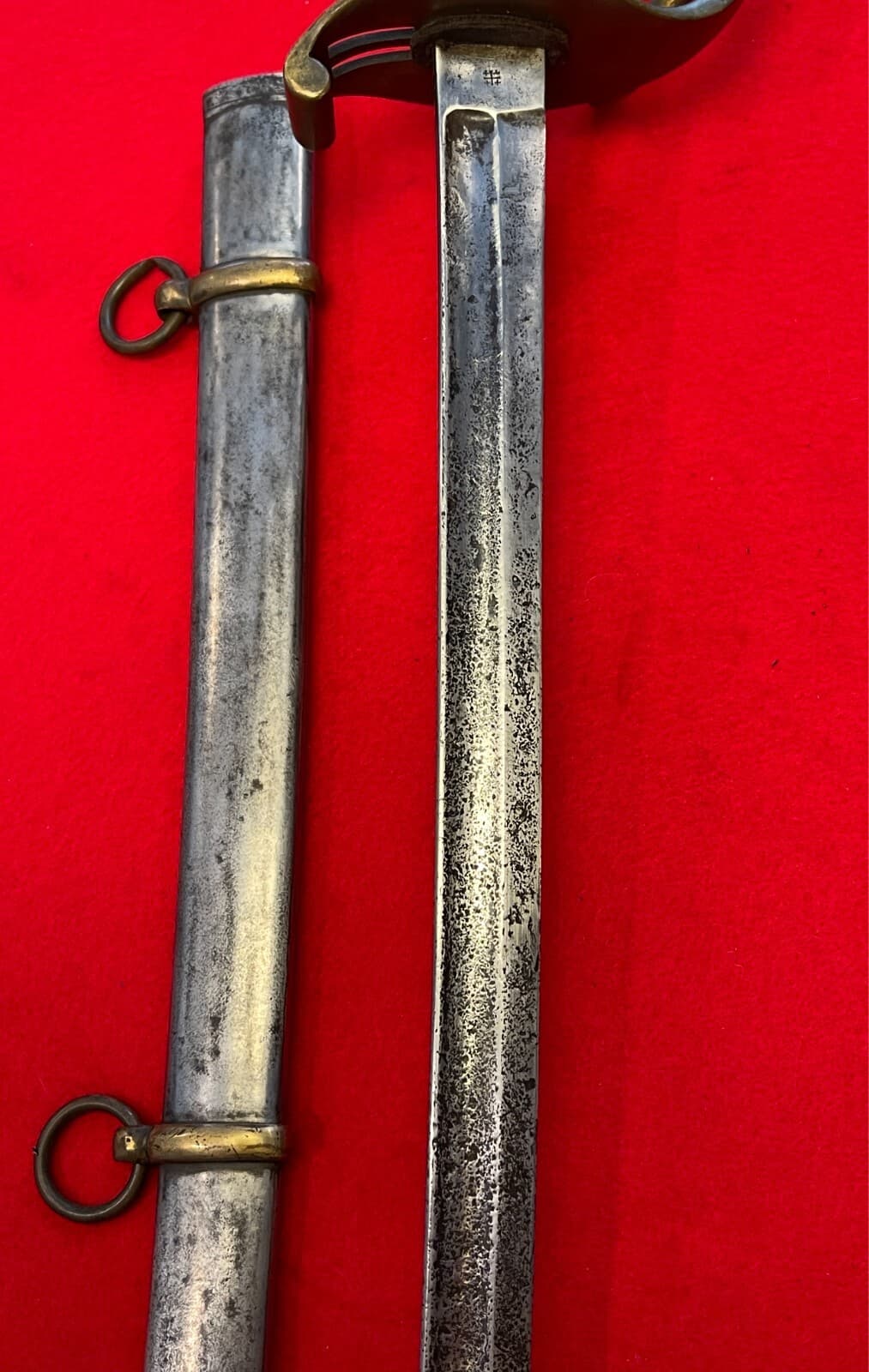 Original Austrian WW1 Cavalry Officer's Sword with Scabbard - 7