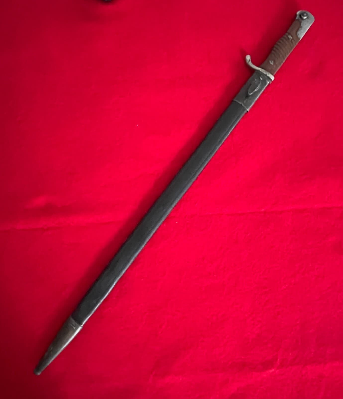 WW1 Imperial German S98 M1898 WKC Bayonet with Scabbard - 1