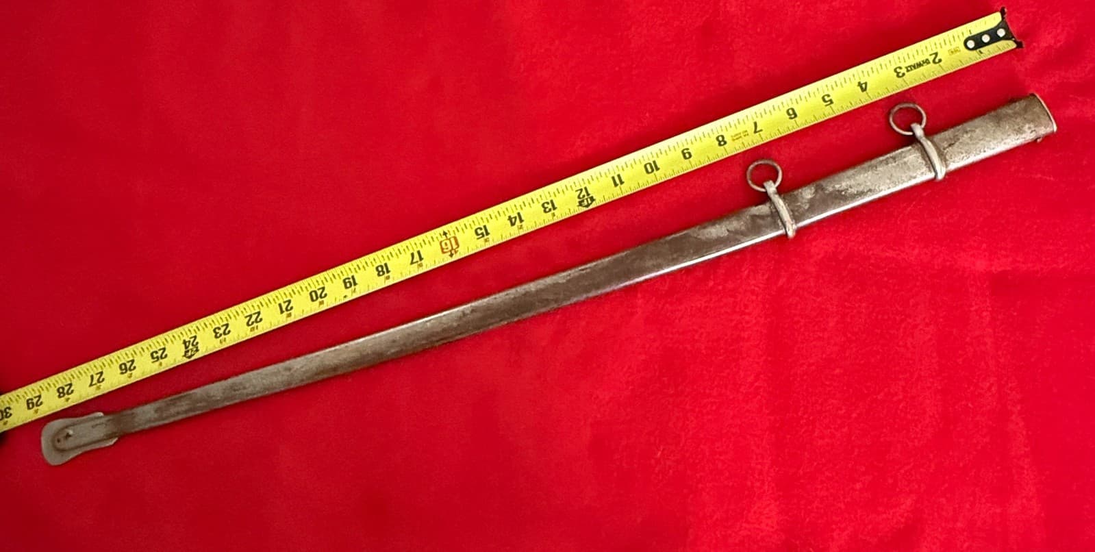 Original WW1-WW2 Vintage German or Austrian Sword Scabbard - 1