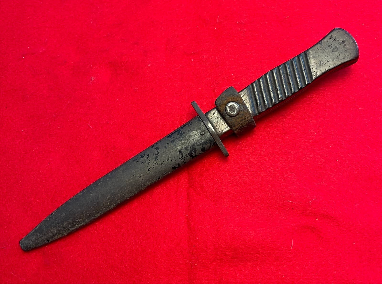 ORIGINAL WW1 GERMAN FIGHTING CLOSE COMBAT TRENCH BOOT KNIFE - 1