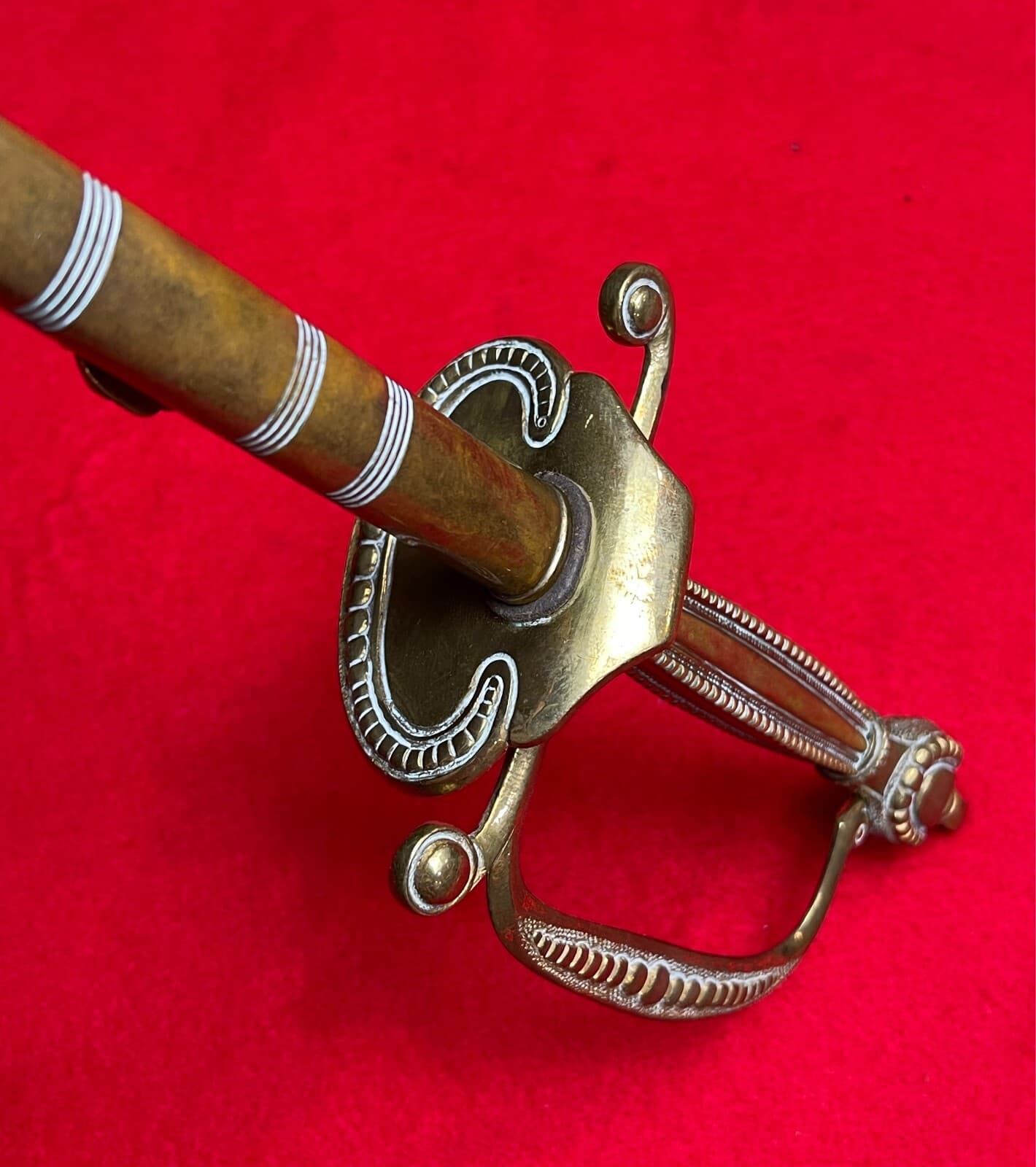 Original Antique British George 5th Officers Court Dress Sword - 11