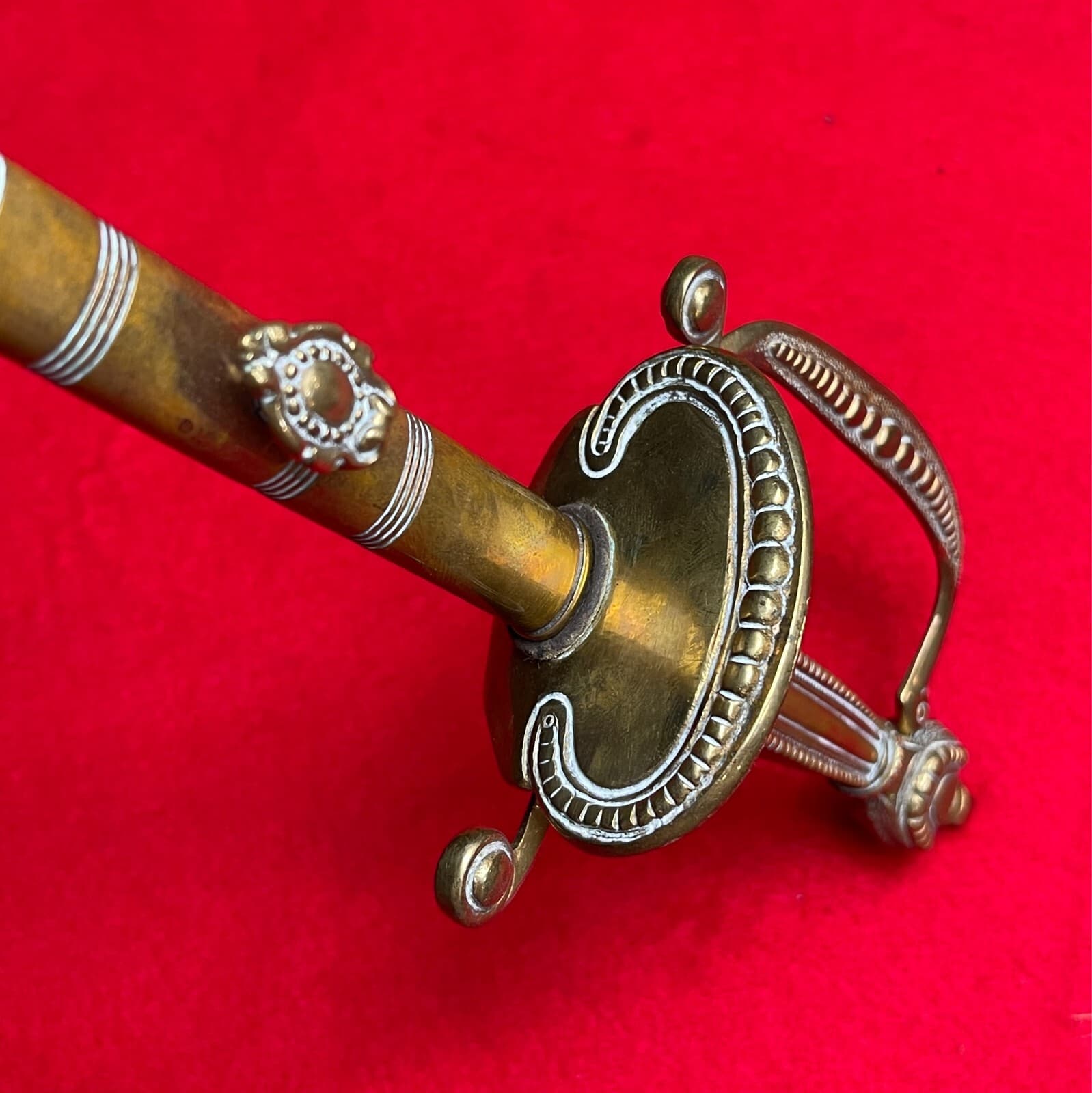 Original Antique British George 5th Officers Court Dress Sword - 12