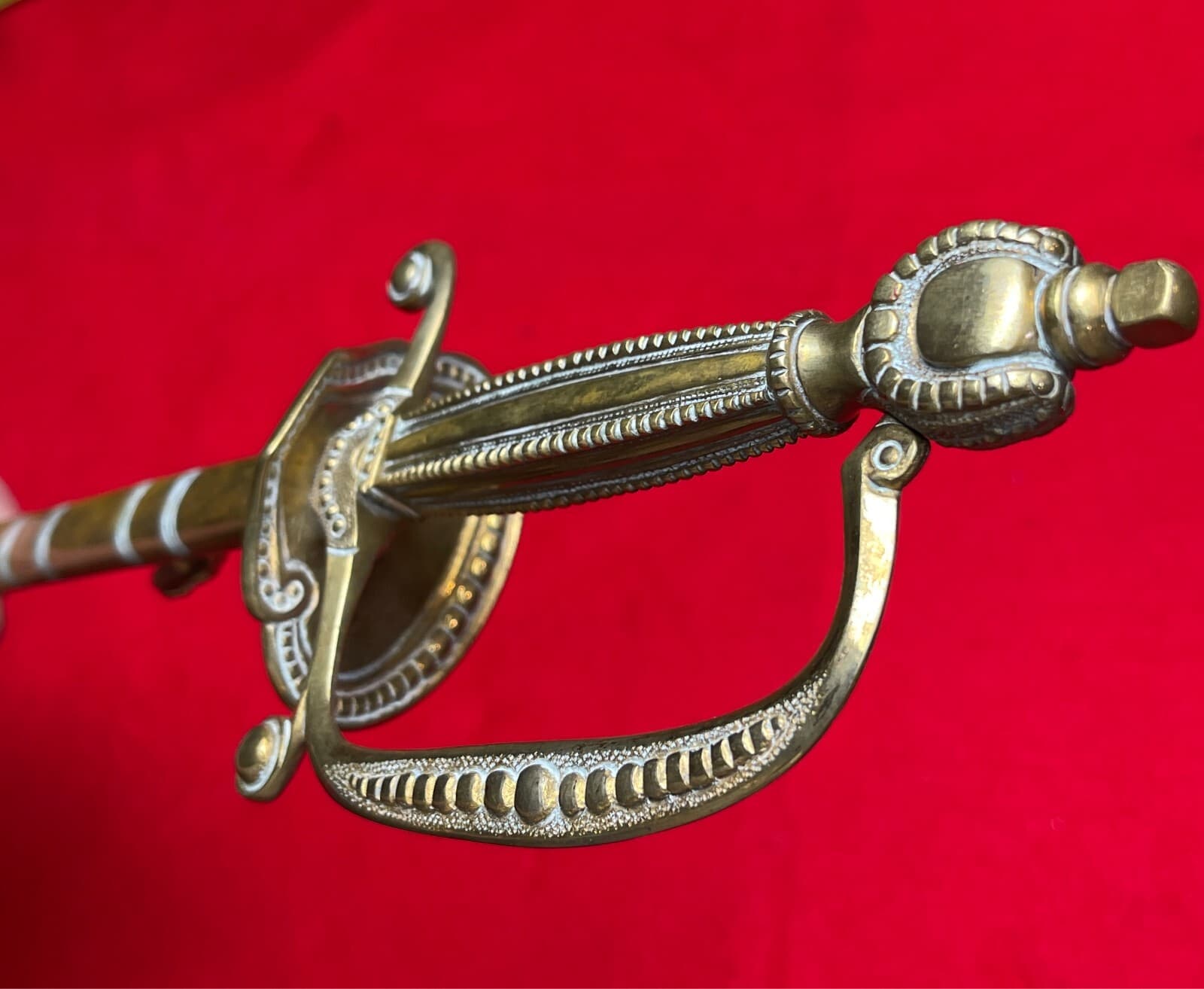 Original Antique British George 5th Officers Court Dress Sword - 15