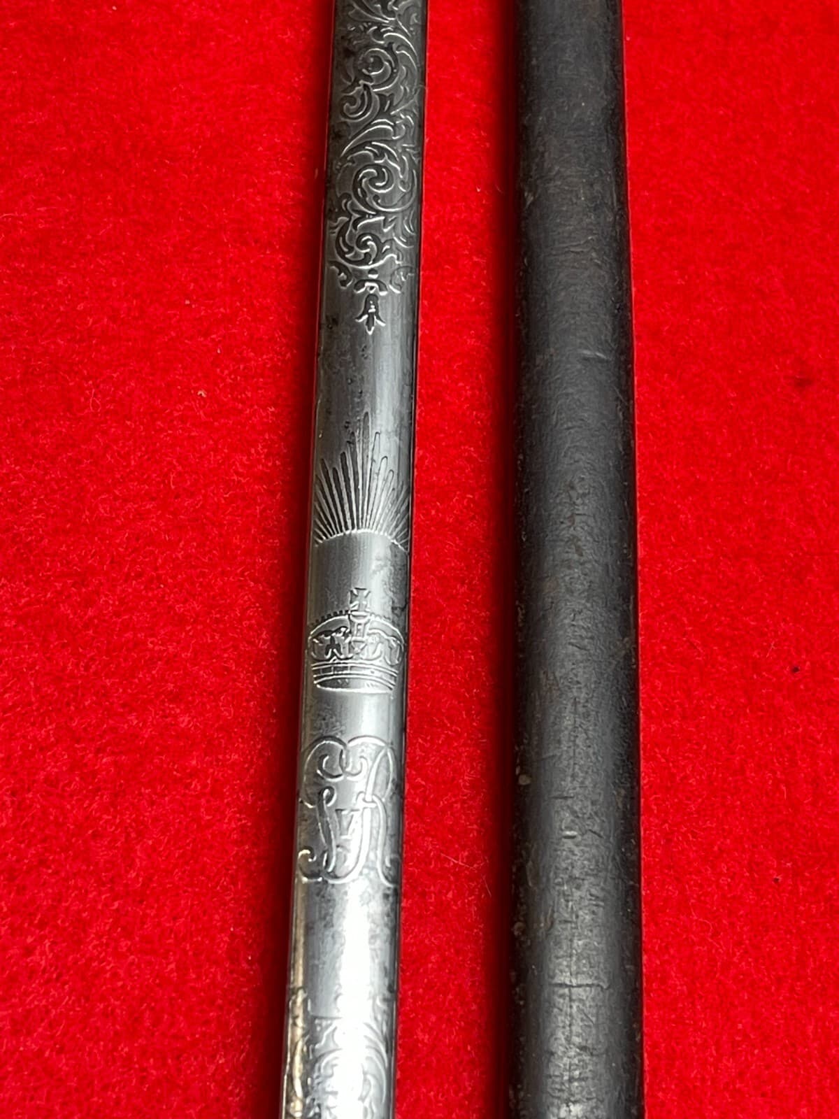 Original Antique British George 5th Officers Court Dress Sword - 8