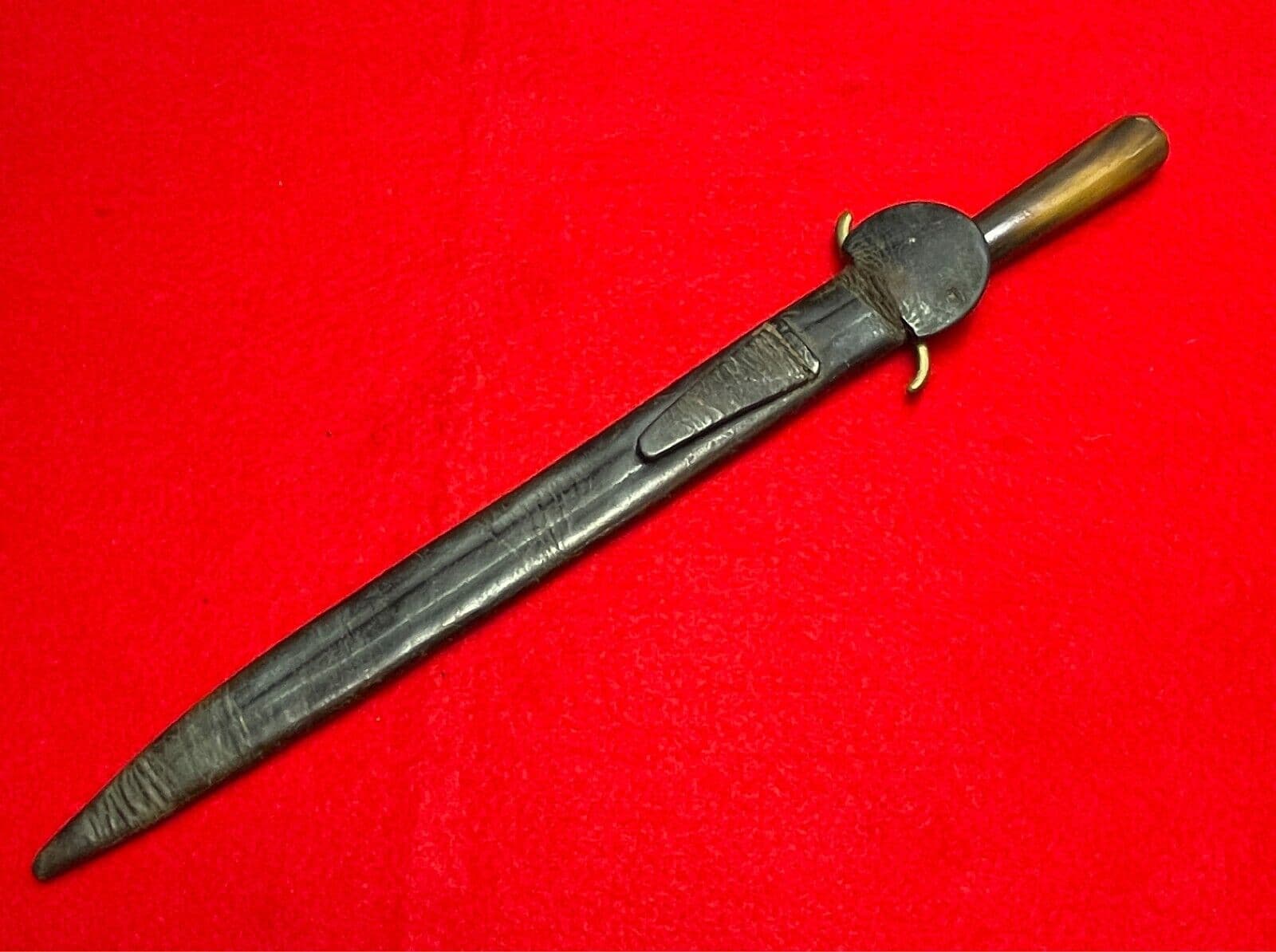ORIGINAL MEXICAN 19th Century Dagger Knife bone handle