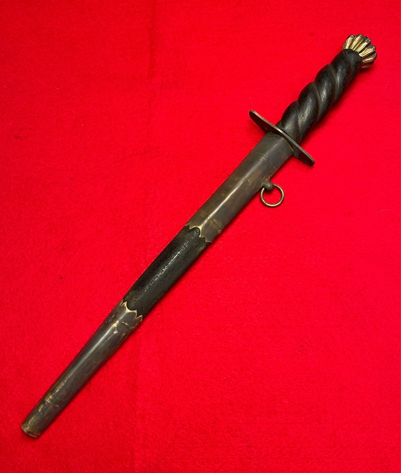 Antique American Revolution Large Naval Dagger (1700s) - 1