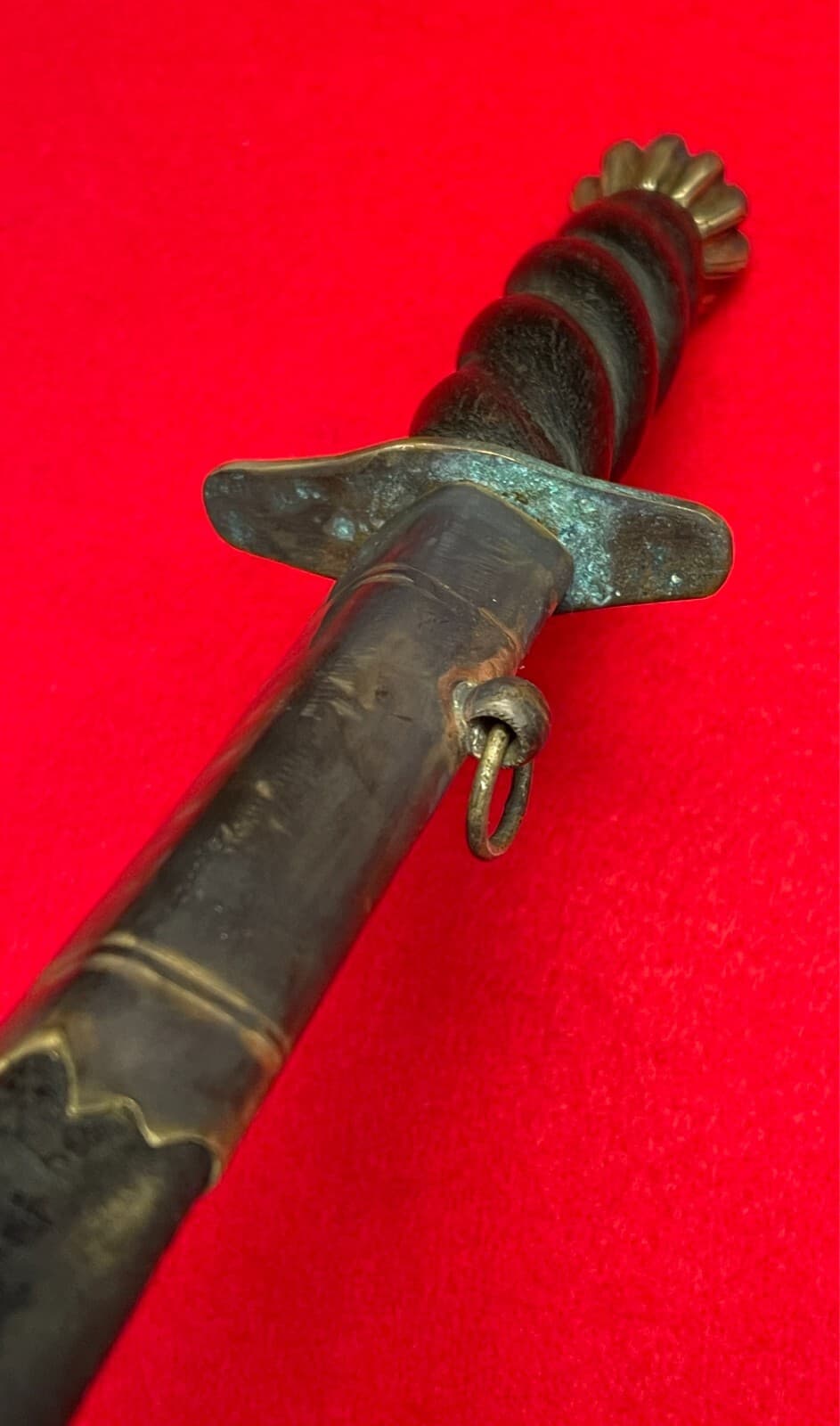 Antique American Revolution Large Naval Dagger (1700s) - 15