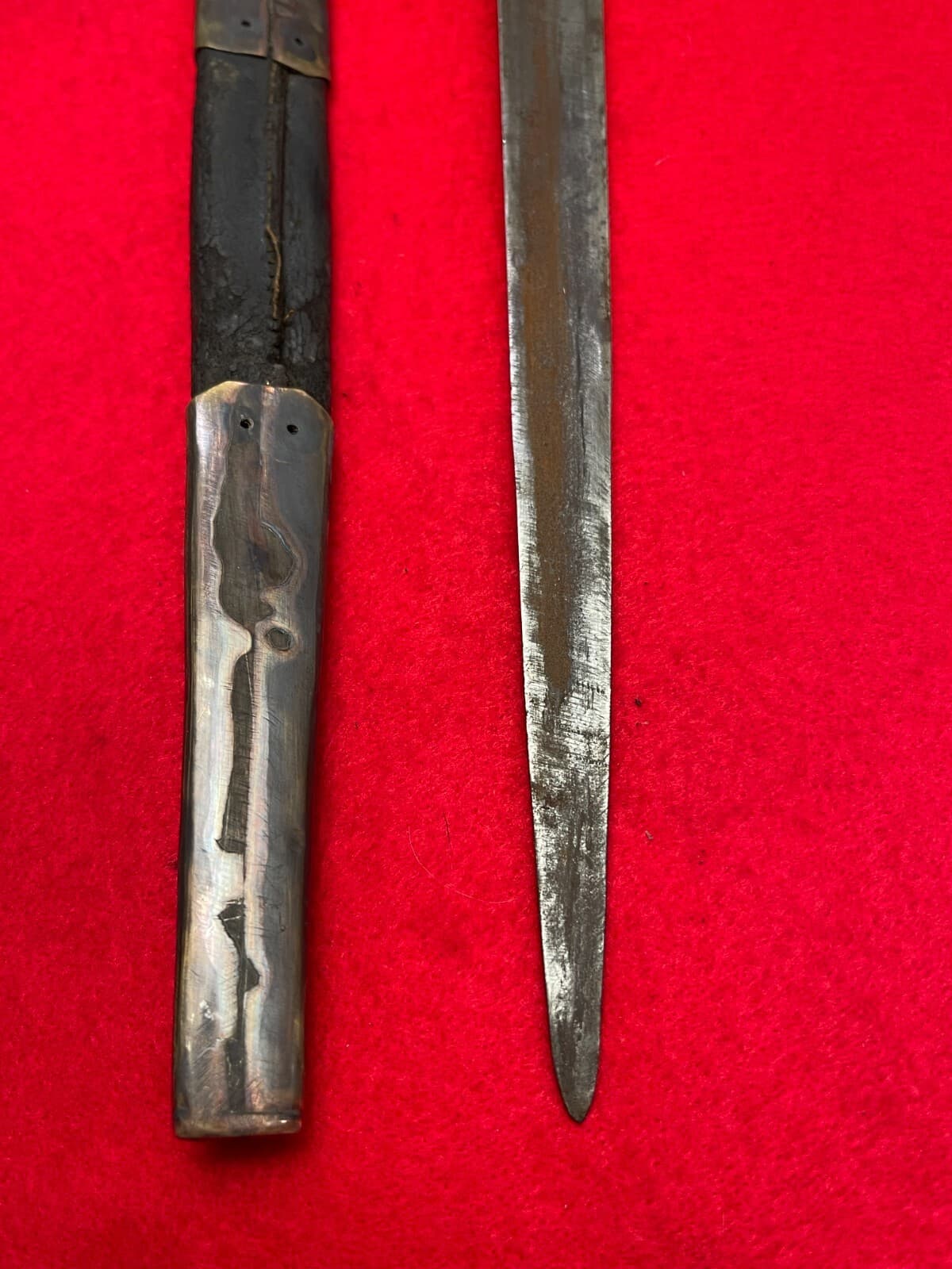 Antique American Revolution Large Naval Dagger (1700s) - 4