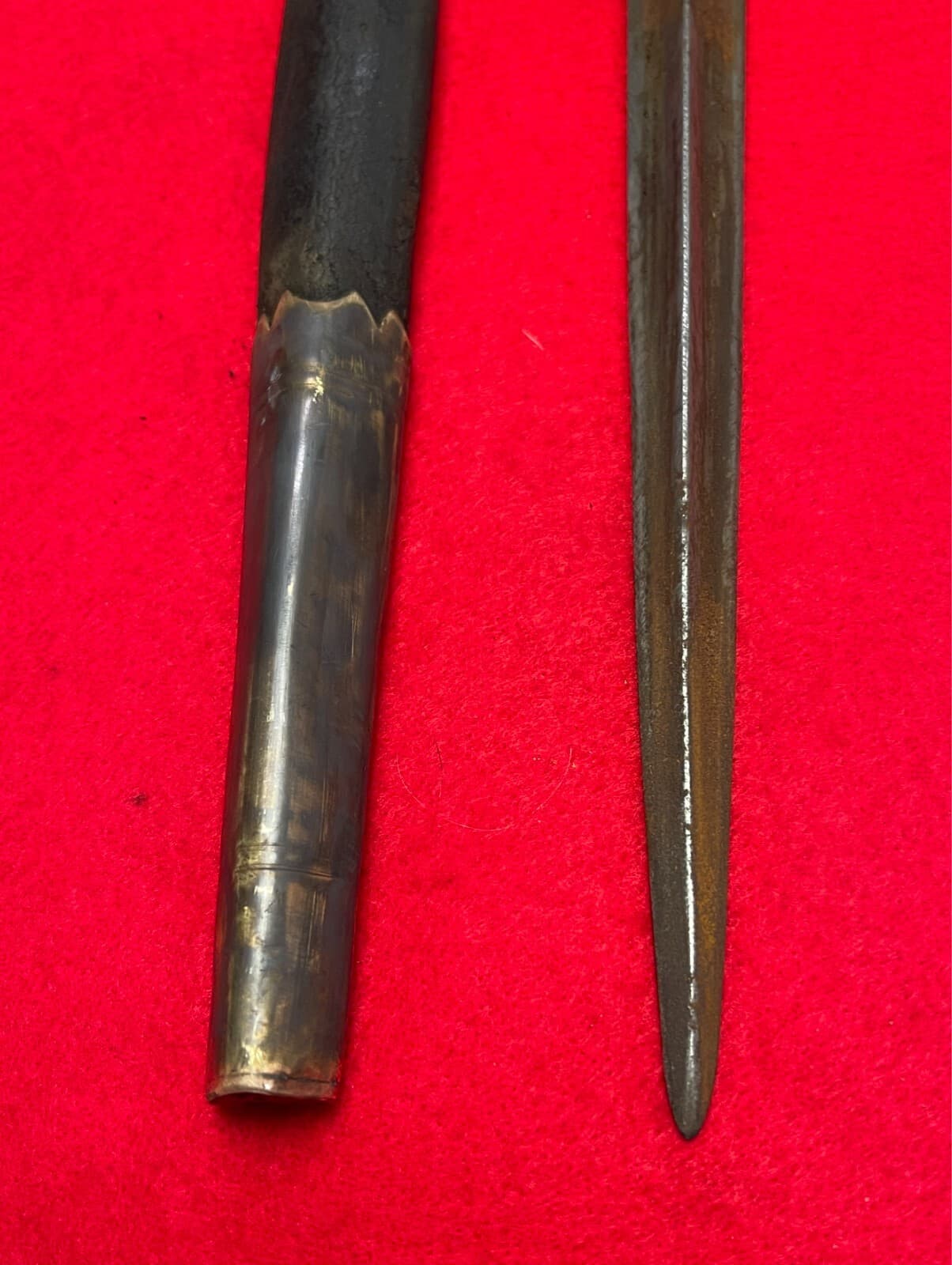 Antique American Revolution Large Naval Dagger (1700s) - 5