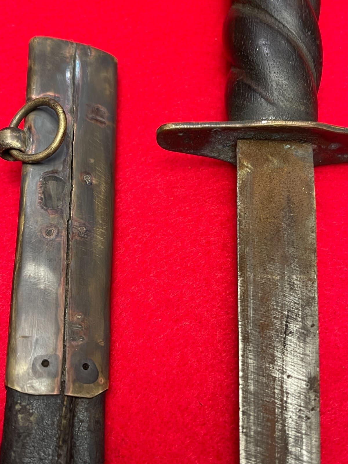 Antique American Revolution Large Naval Dagger (1700s) - 7