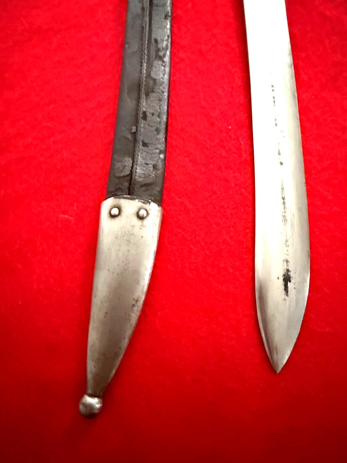 RARE Original Antique WW1 M1873 Spanish Short Artillery Sword - 5